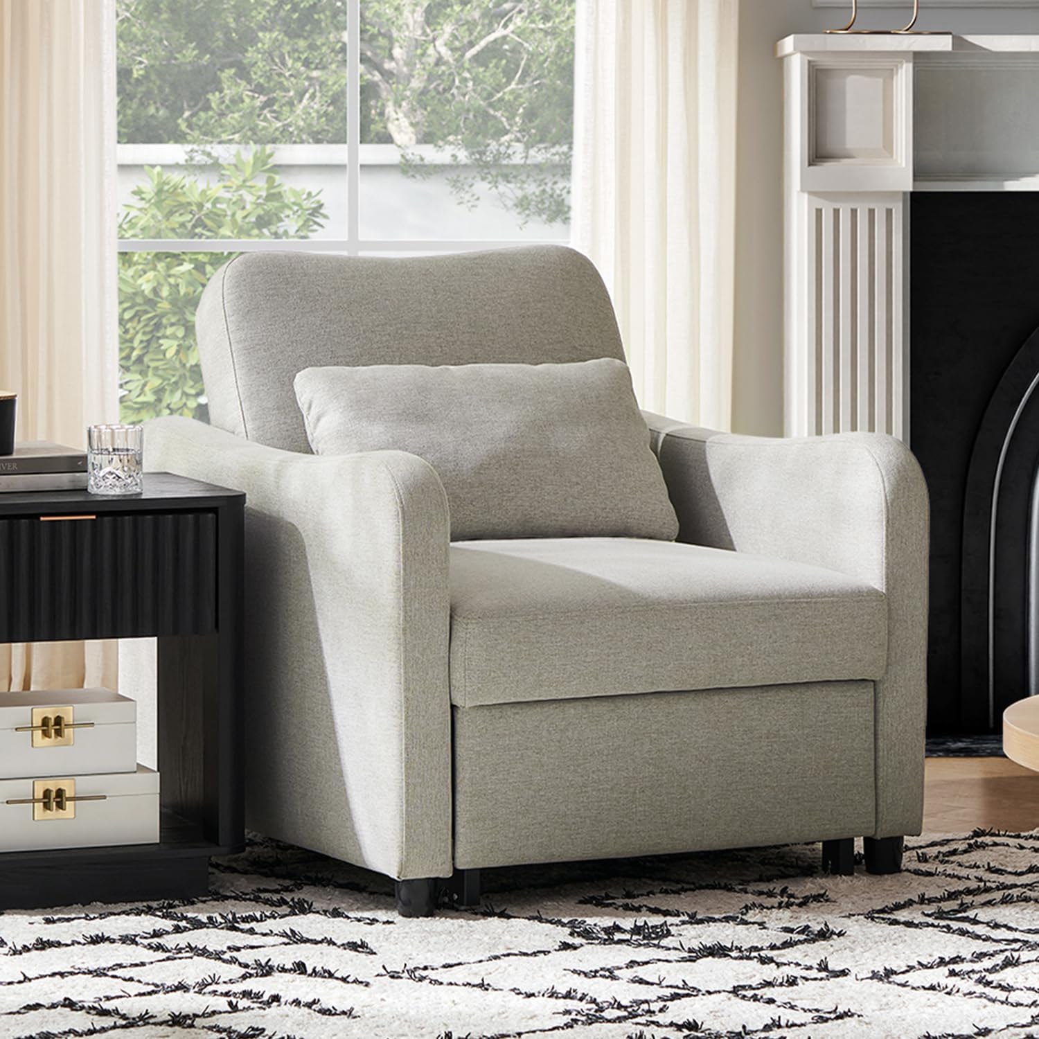 84" Cloud-Chair Convertible Sleeper