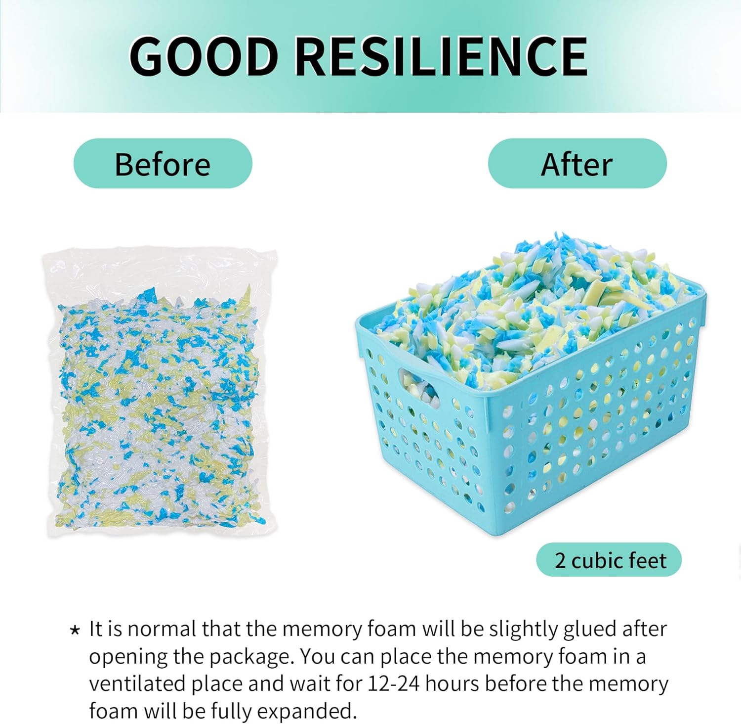 Cool-Gel Memory Foam Fill